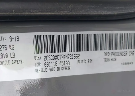 2C3CDXCT7KH721662